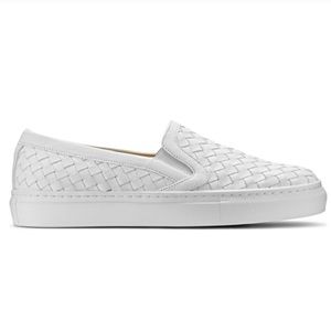 NIB M. Gemi The Cerchio Sneakers, White Nubuck